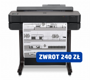 Ploter HP DesignJet T650 24-in (5HB08A)